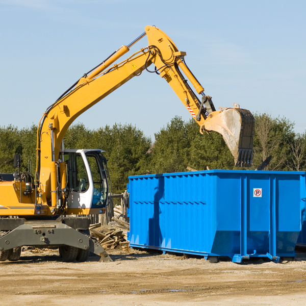 are there any restrictions on where a residential dumpster can be placed in Cadet MO